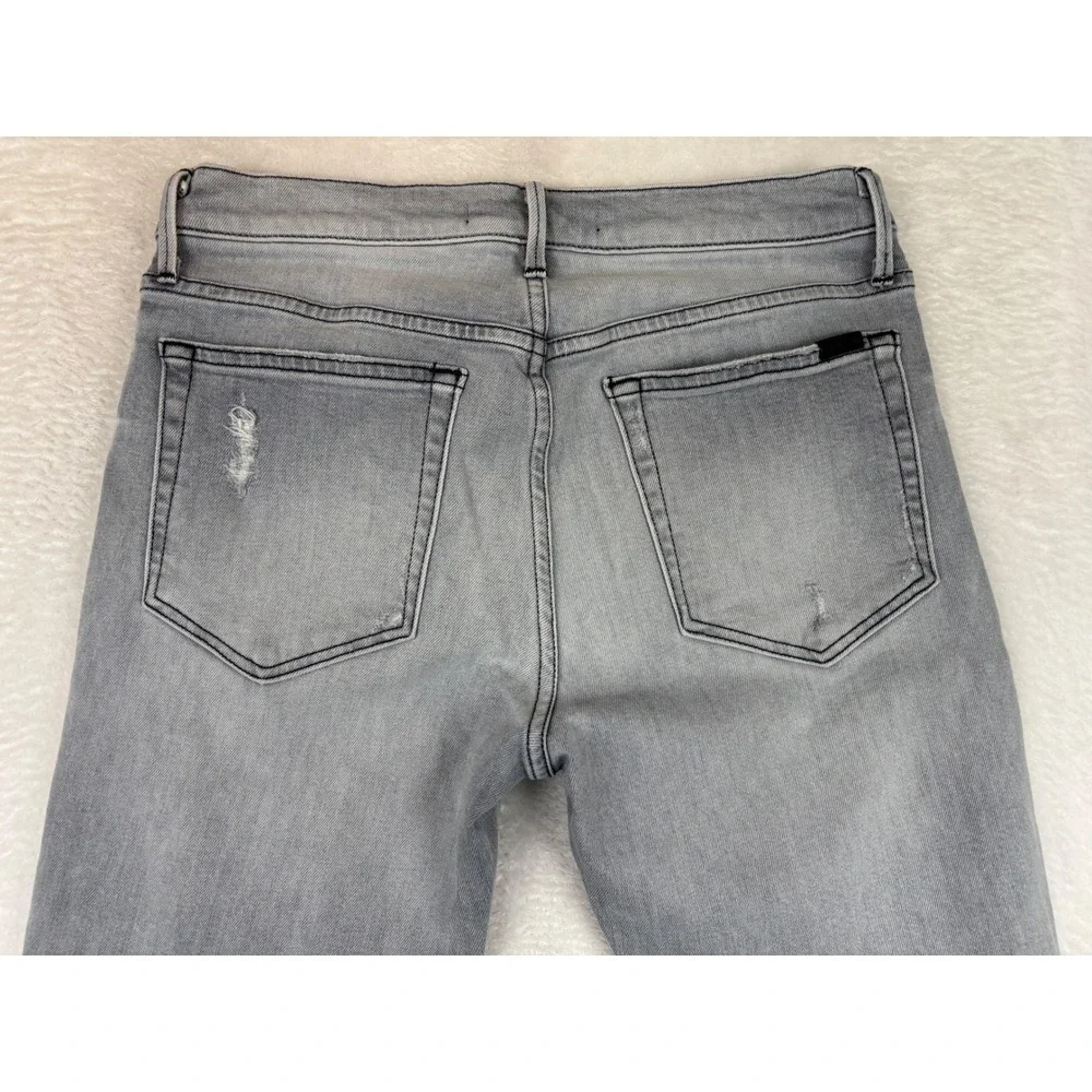 Joes Mens 31x34 Jeans Brixton Slim Straight Distressed Grungy Grey Denim